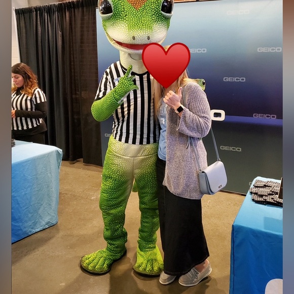 [Size 10] Dark Wash A-Line Denim Skirt w/ Faux Slit - Stretch, Ankle Length - Picture 5 of 5